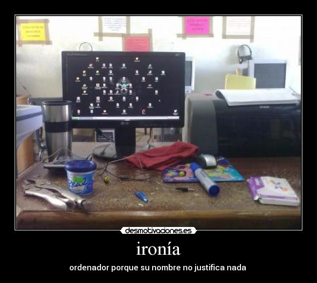 ironía -