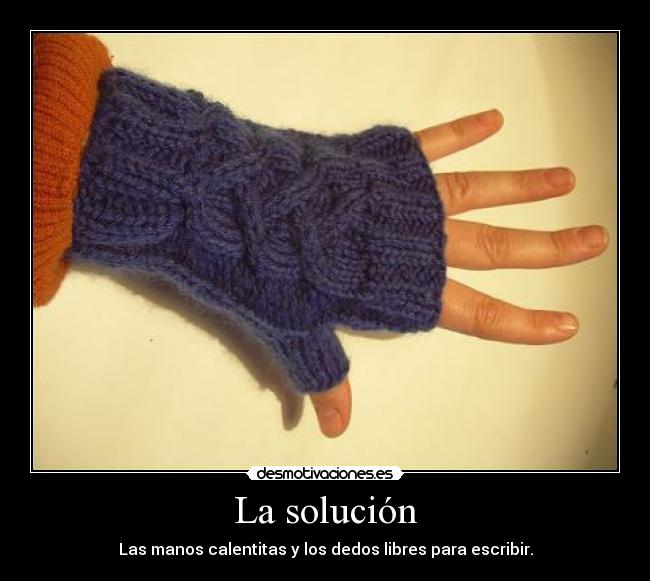 carteles dias frios solucion domo-kun azul desmotivaciones