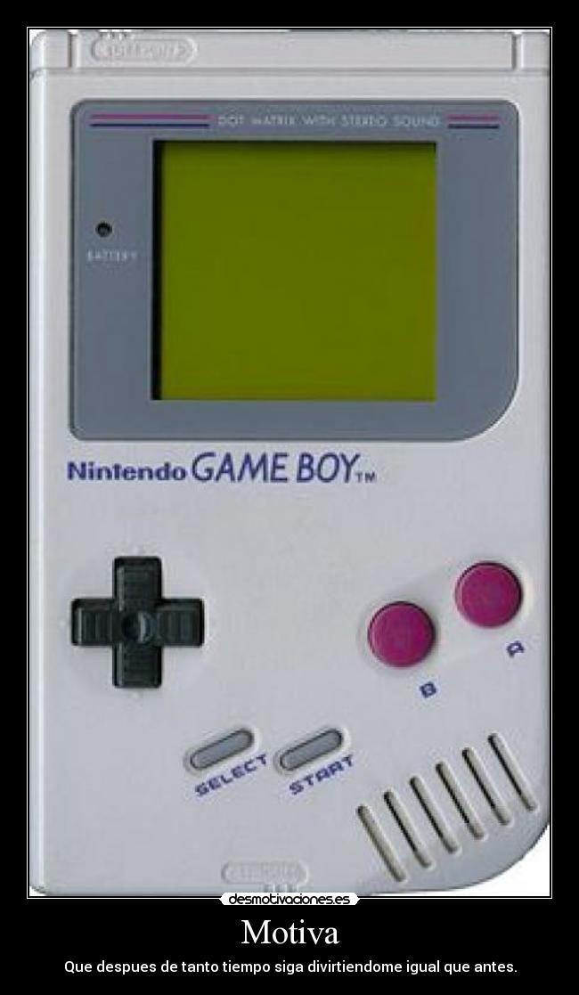 Motiva - Que despues de tanto tiempo siga divirtiendome igual que antes.