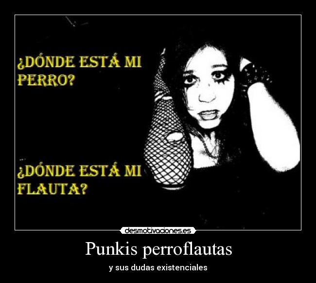 Punkis perroflautas -