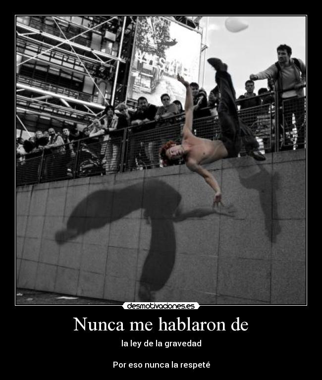 carteles ley gravedad newton sock desmotivaciones