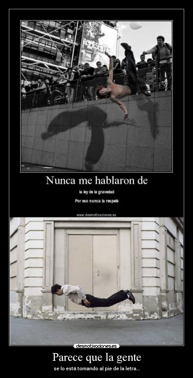 Parece que la gente - 