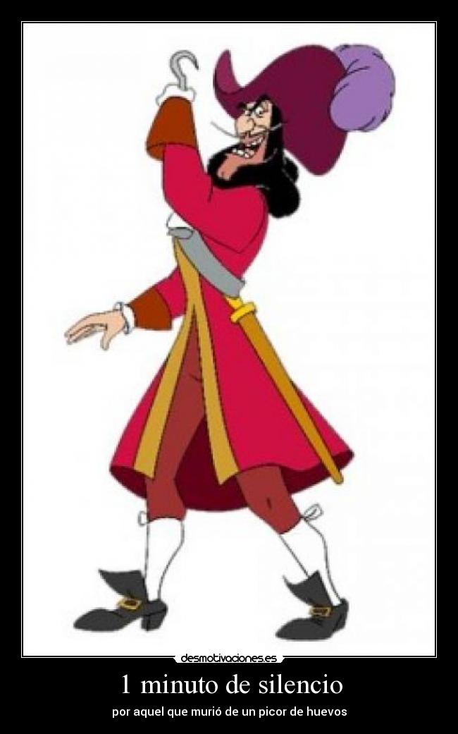 1 minuto de silencio - por aquel que murió de un picor de huevos