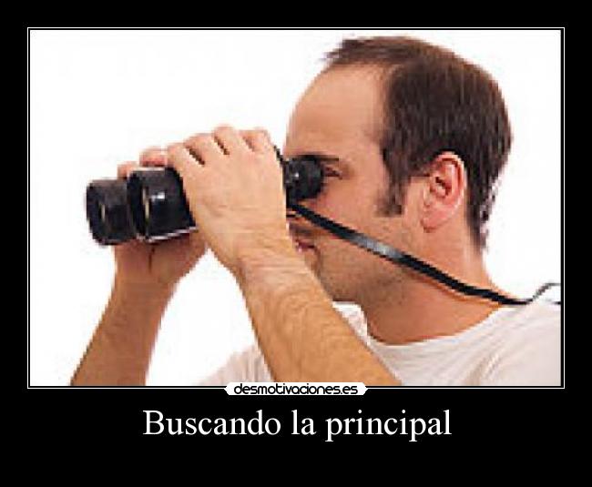 Buscando la principal -