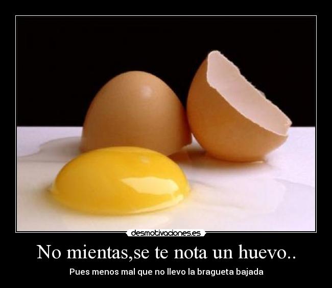 No mientas,se te nota un huevo.. - 