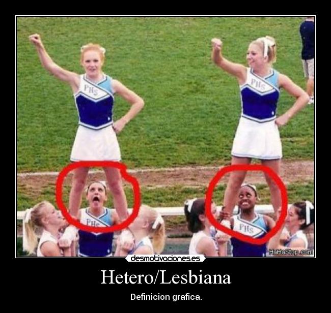 Hetero/Lesbiana - Definicion grafica.