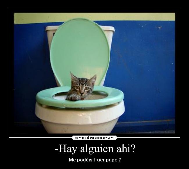 -Hay alguien ahi? -