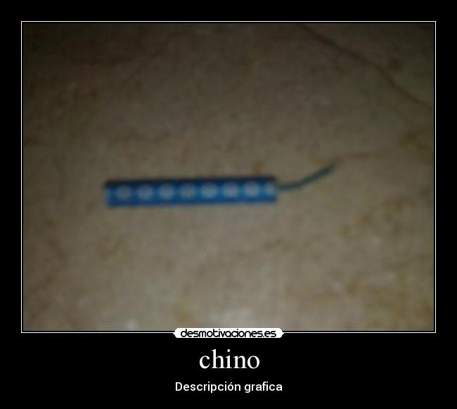 chino - Descripción grafica