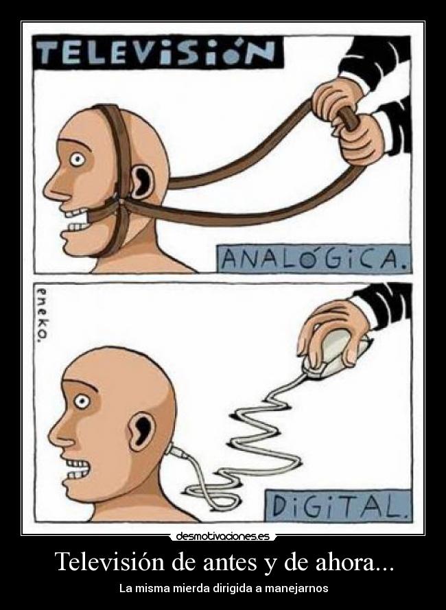 Televisión de antes y de ahora... - 