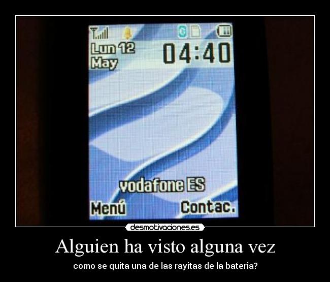 Alguien ha visto alguna vez - 