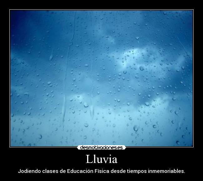 Lluvia -