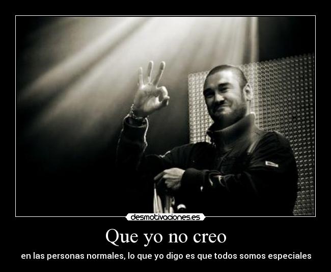 Que yo no creo - 