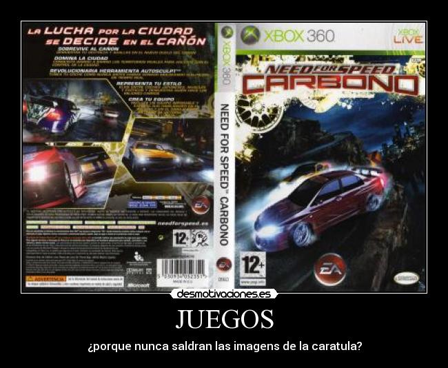 JUEGOS - ¿porque nunca saldran las imagens de la caratula?