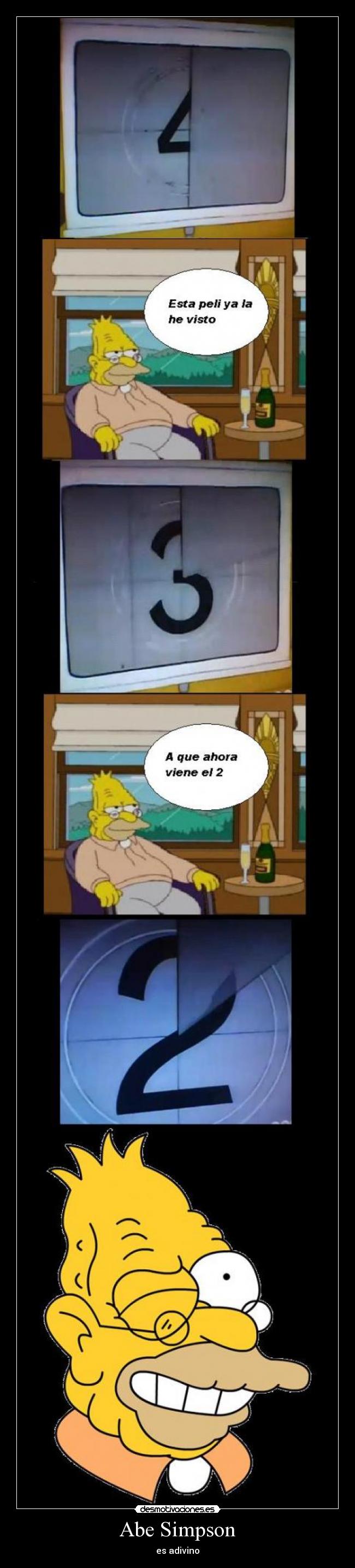 Abe Simpson - es adivino