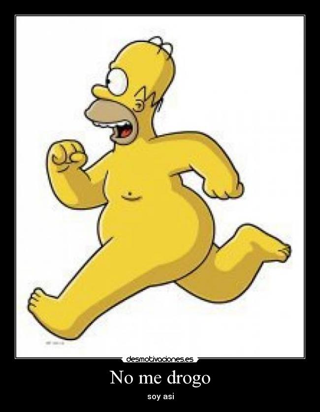 No me drogo -