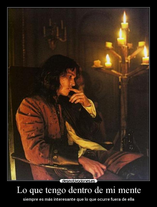 Lo que tengo dentro de mi mente -