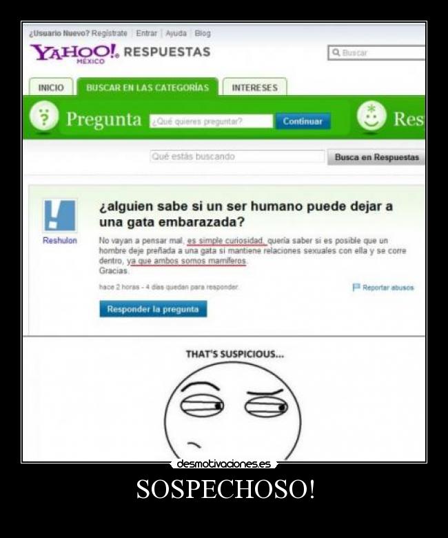SOSPECHOSO! -