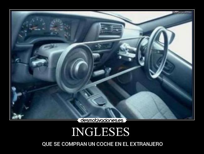 INGLESES - QUE SE COMPRAN UN COCHE EN EL EXTRANJERO