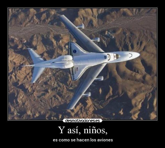 carteles copula aviones transbordador espacial boeing wrathgaby desmotivaciones