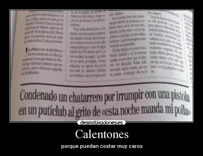 Calentones -