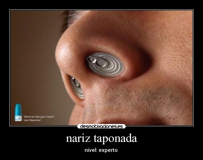 nariz taponada - 