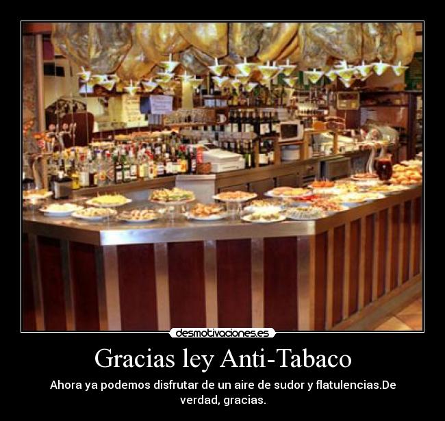 Gracias ley Anti-Tabaco - 