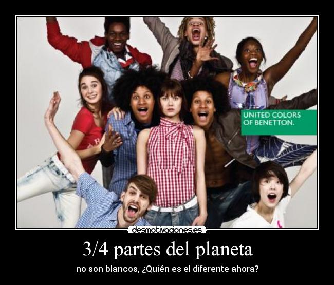3/4 partes del planeta -