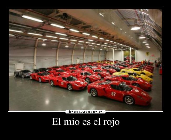 El mio es el rojo - 