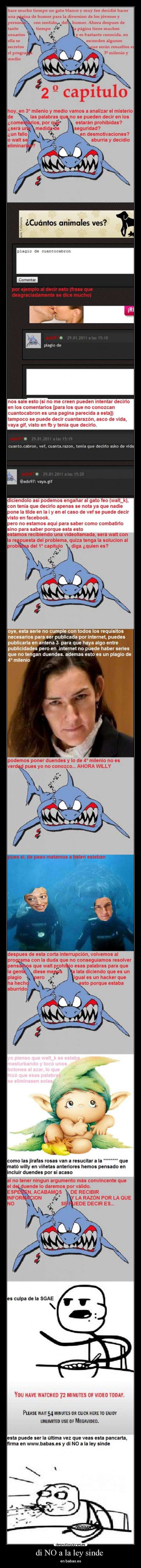 di NO a la ley sinde - en babas.es