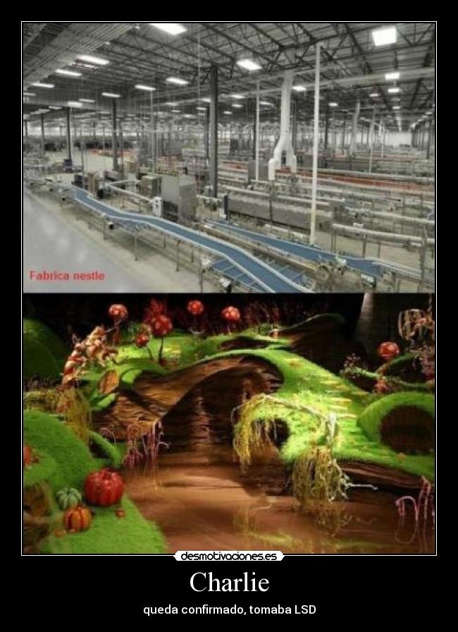 Charlie - queda confirmado, tomaba LSD