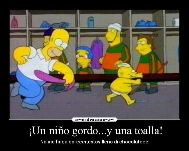 ¡Un niño gordo...y una toalla! - 