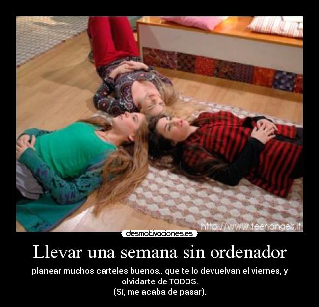 Llevar una semana sin ordenador -