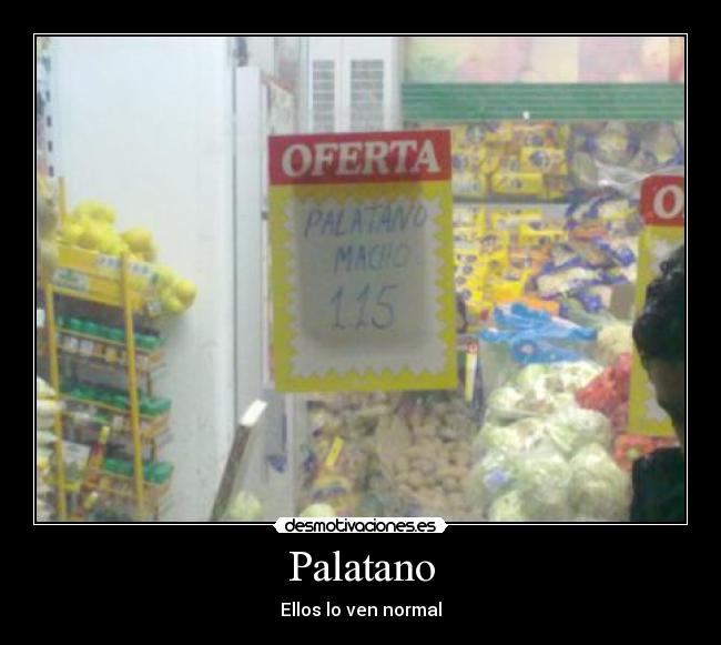 Palatano - Ellos lo ven normal