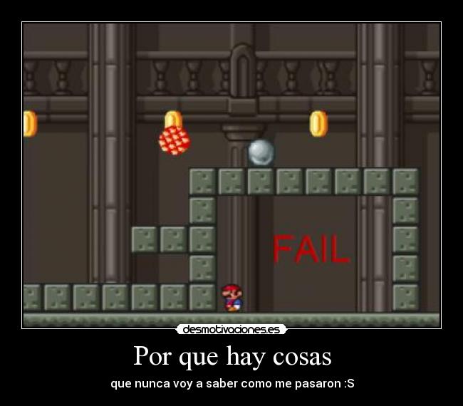 carteles fail mario bros desmotivaciones