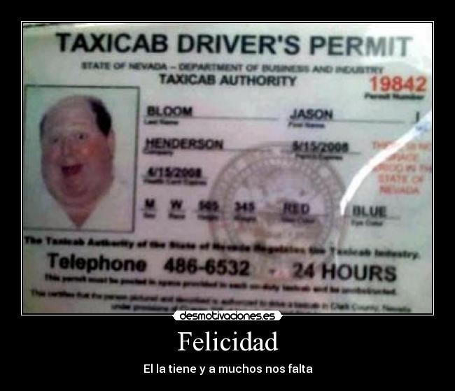 Felicidad - El la tiene y a muchos nos falta