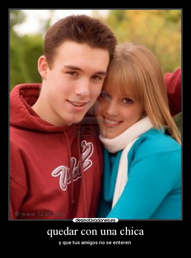 quedar con una chica - y que tus amigos no se enteren