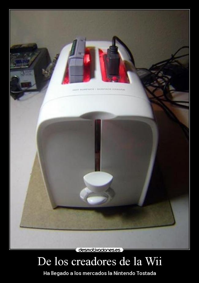 De los creadores de la Wii - Ha llegado a los mercados la Nintendo Tostada
