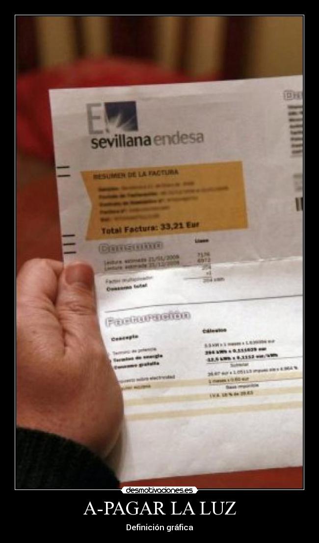 A-PAGAR LA LUZ -