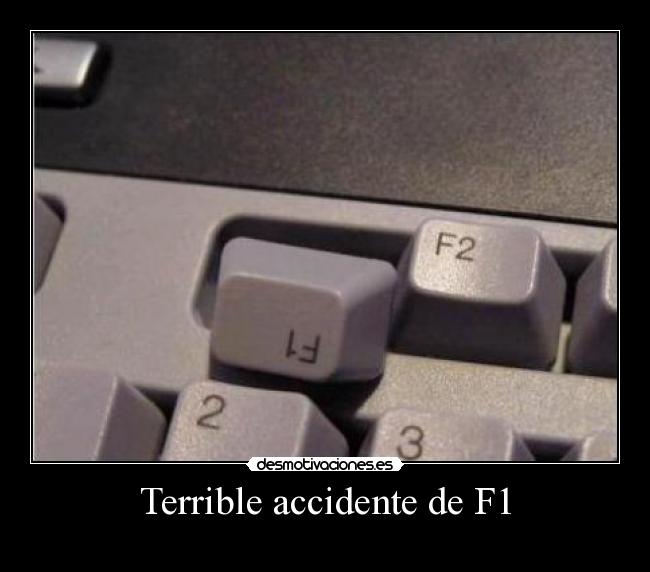 Terrible accidente de F1 -