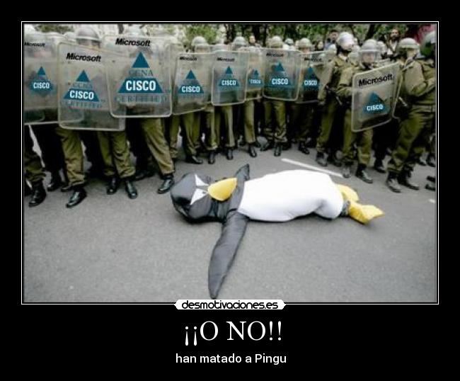 ¡¡O NO!! - han matado a Pingu
