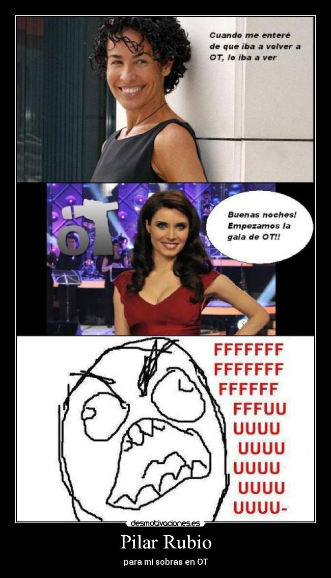 Pilar Rubio - para mí sobras en OT