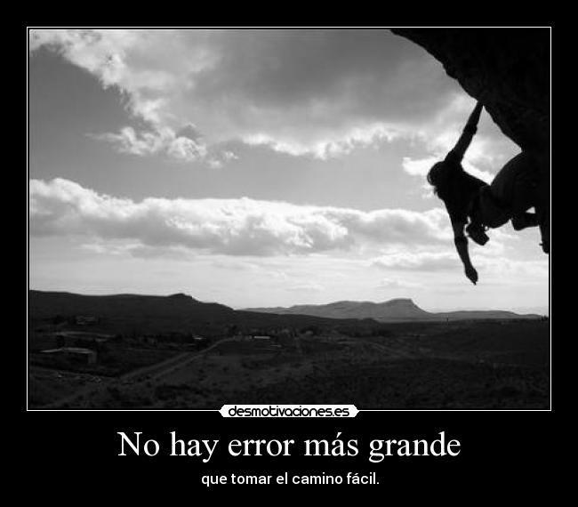 No hay error más grande -