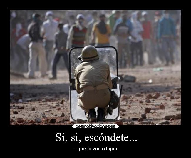 Si, si, escóndete... - 