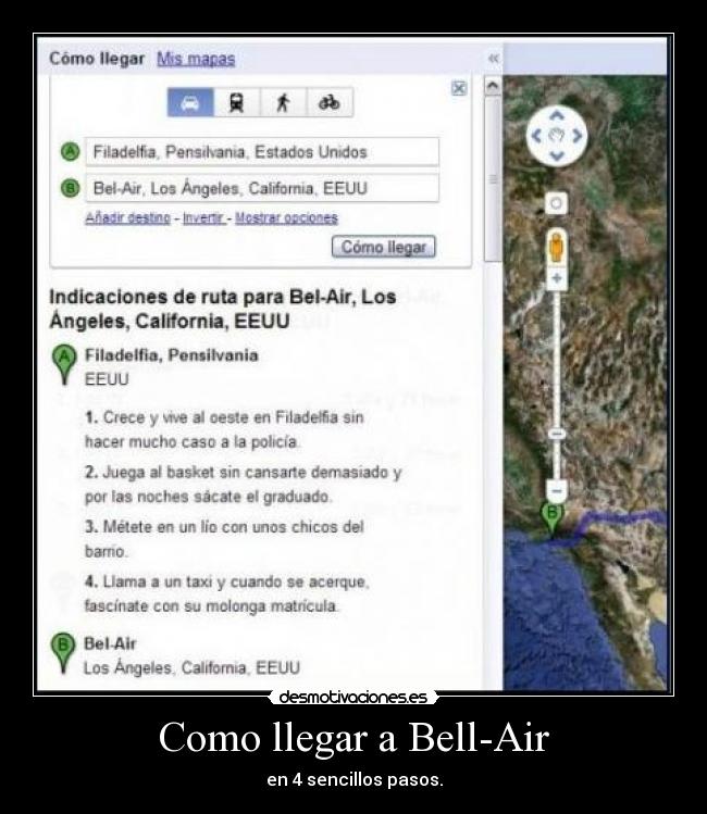 Como llegar a Bell-Air - en 4 sencillos pasos.
