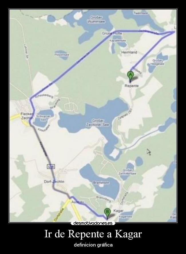 Ir de Repente a Kagar - definicion gráfica