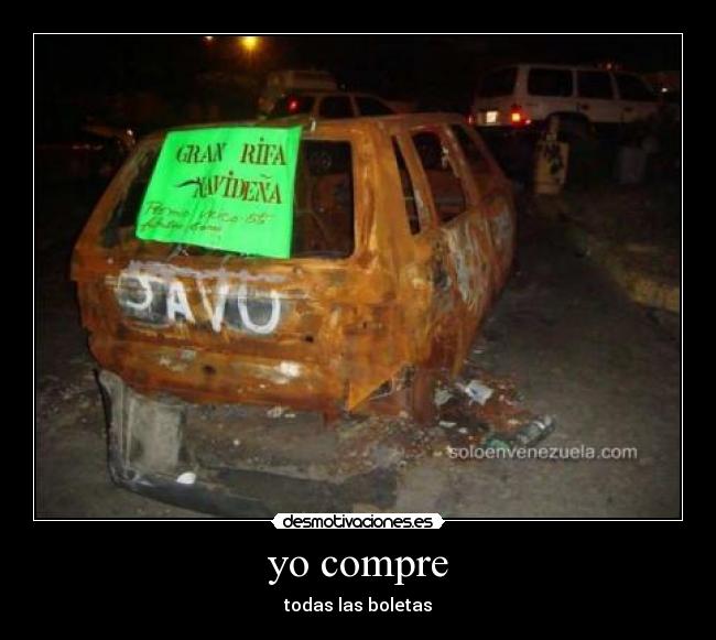 yo compre -