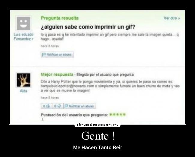 Gente ! - Me Hacen Tanto Reir