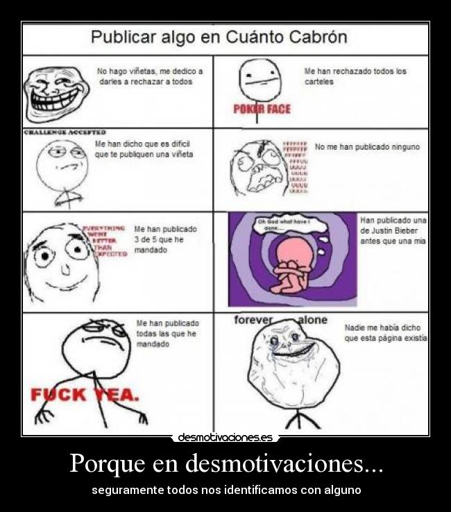 Porque en desmotivaciones... -