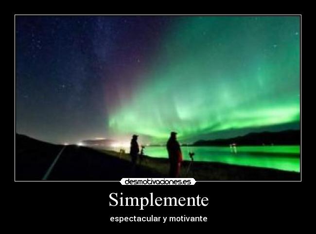 carteles aurora boreal desmotivaciones