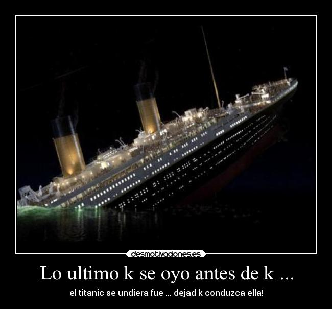 Lo ultimo k se oyo antes de k ... -